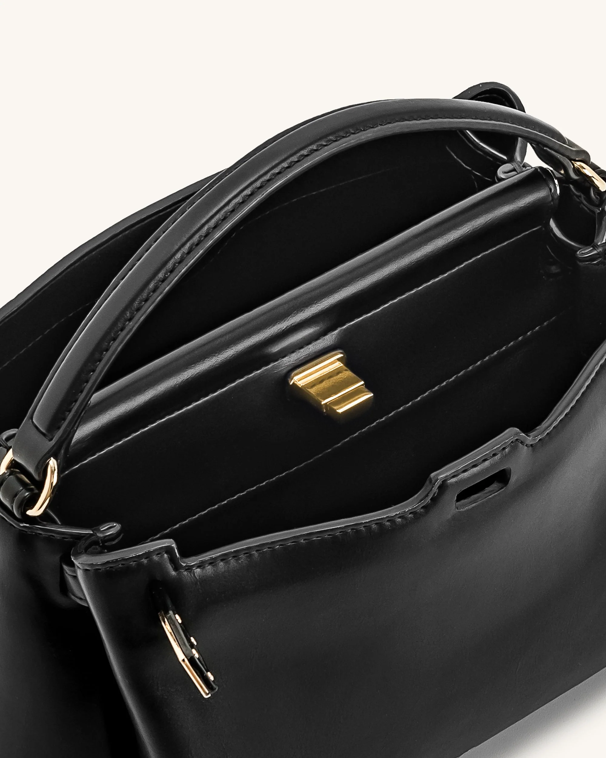 Carmen Borsa con Manico Superiore - Nero - Image 5