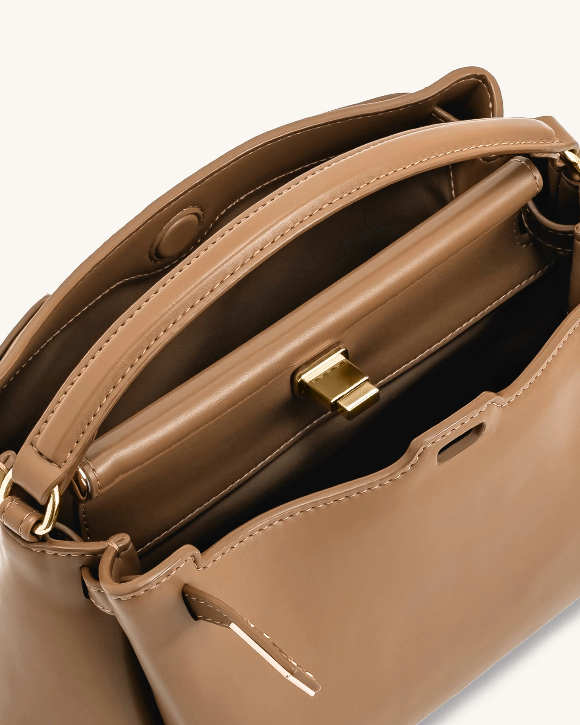 Carmen Borsa a mano con manico - Marrone - Image 5