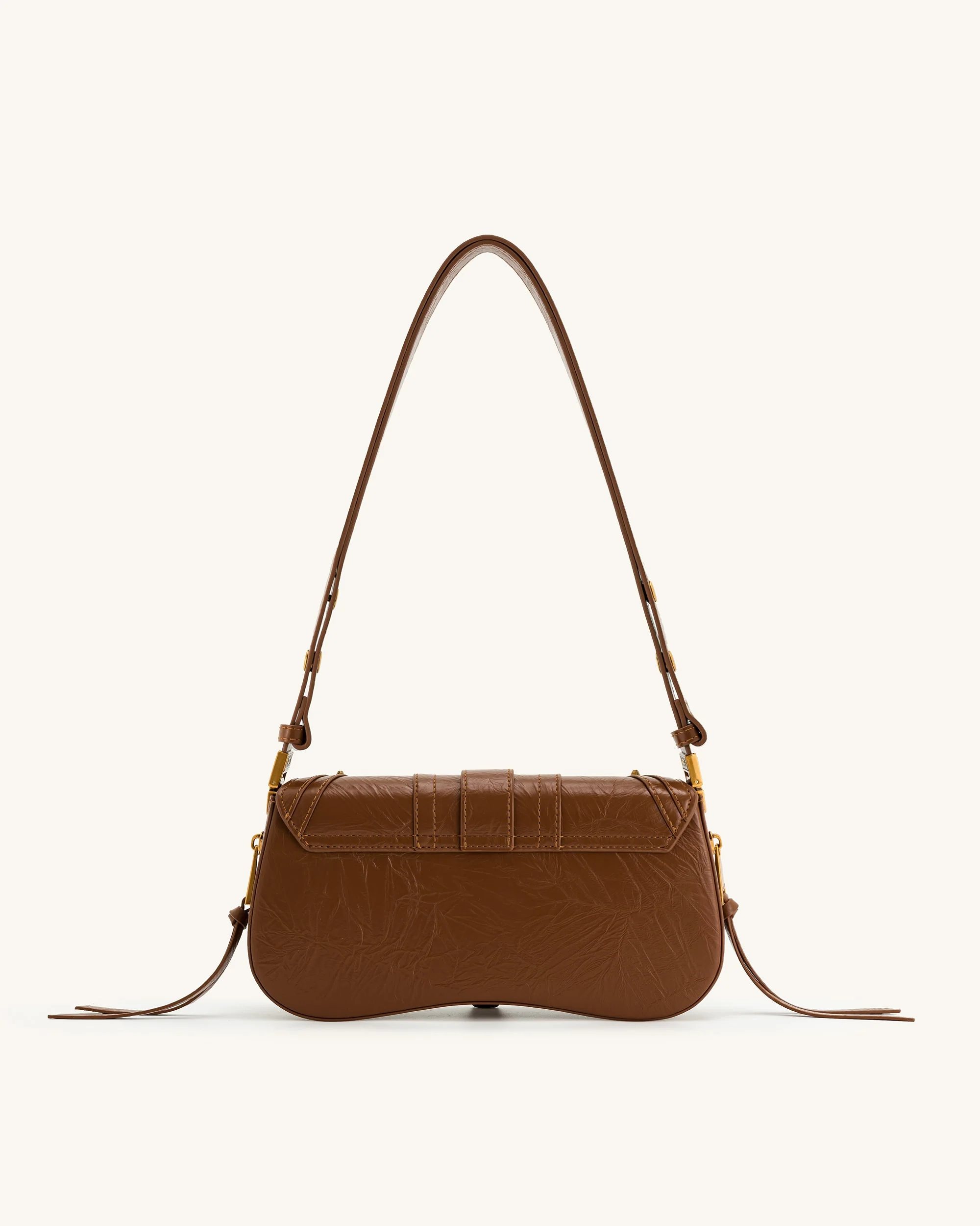 Borsa a tracolla Joy Crushed - Marrone - Image 3