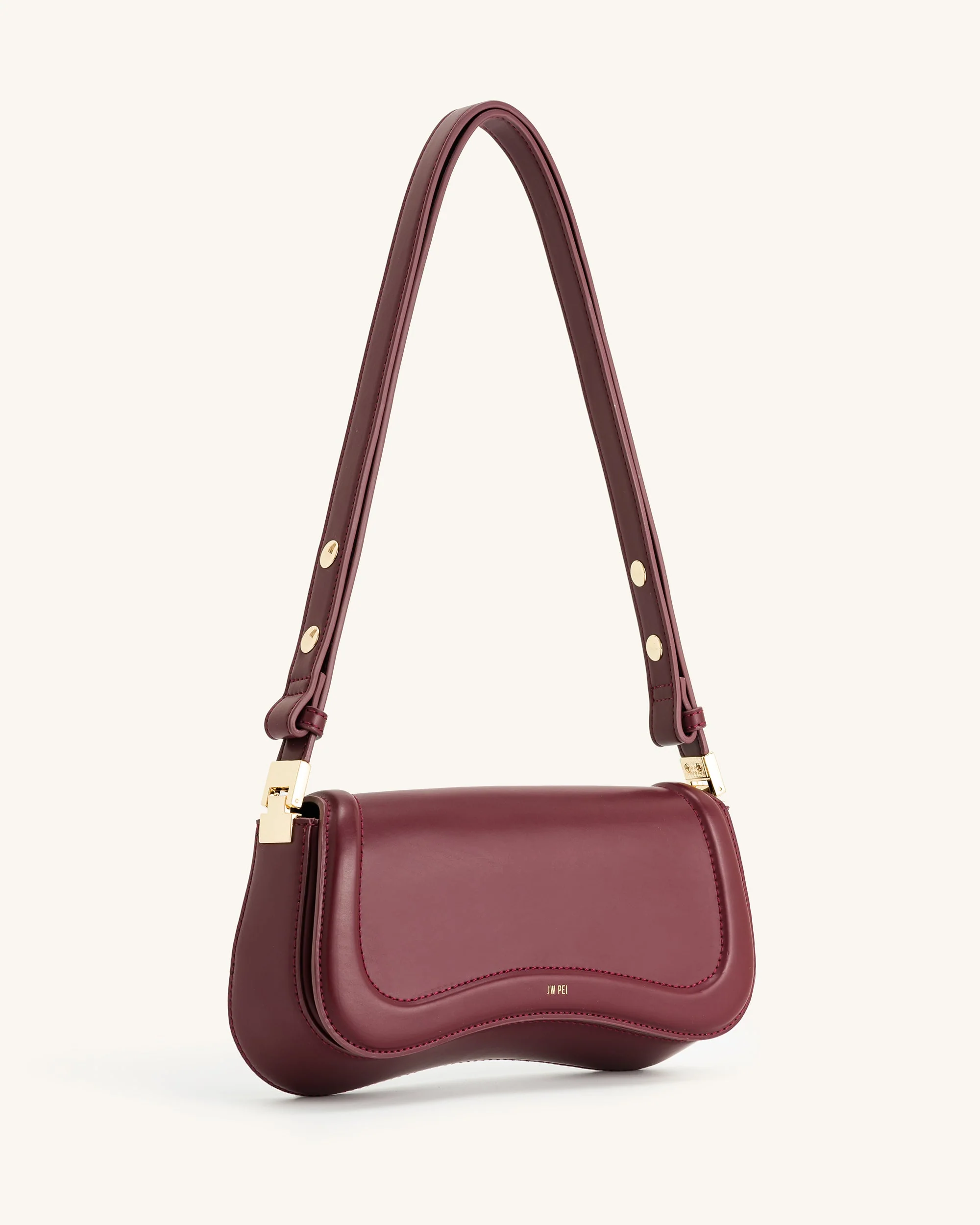 Borsa a tracolla Joy - Rosso scuro - Image 3