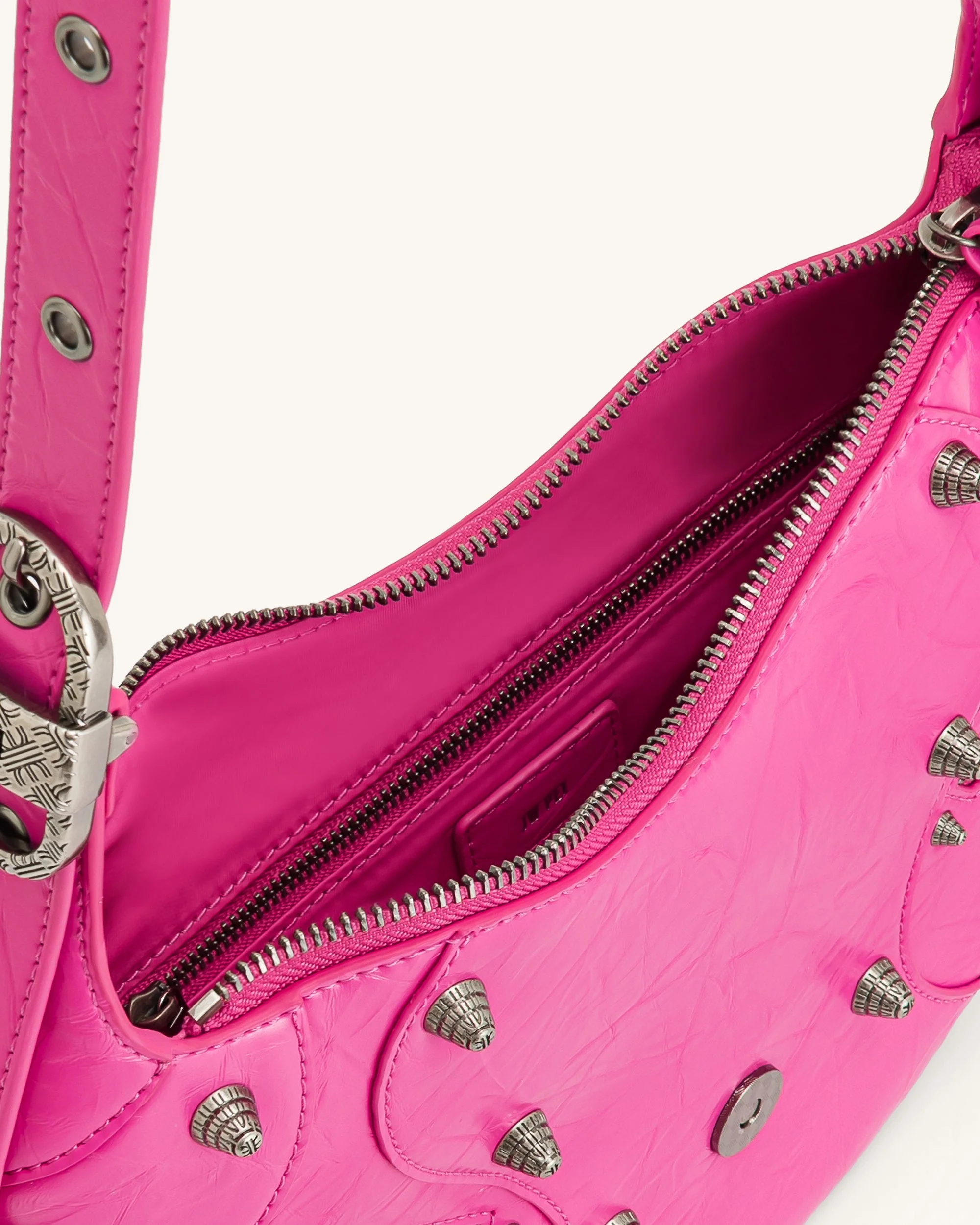 Tessa Borsa a Spalla Schiacciata - Rosa Brillante - Image 4